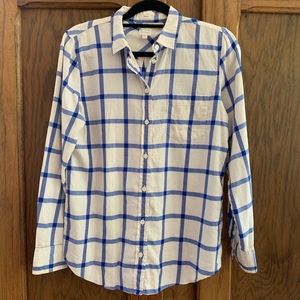 JCREW | Boy Fit Long Sleeve Flannel Button Down